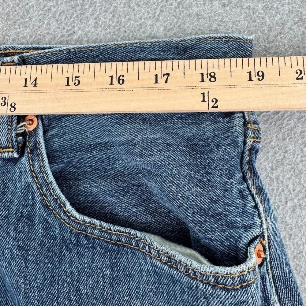 Levi's Jeans Mens 38x30 Blue 501‎ Original Straight Fit Button Fly Denim Regular
